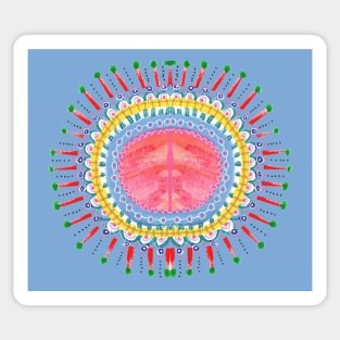 Funky Boho Mandala #2 Sticker